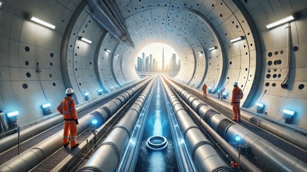Dubai deep tunnel drainage system 2025 real estate impact
